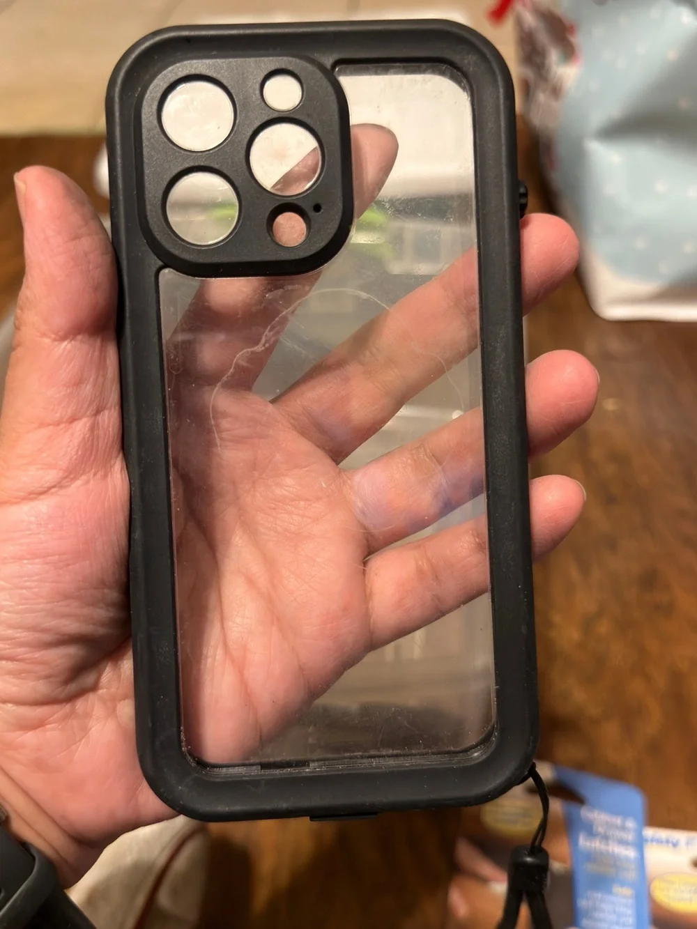 Black iPhone 13 Pro Waterproof Protective Case